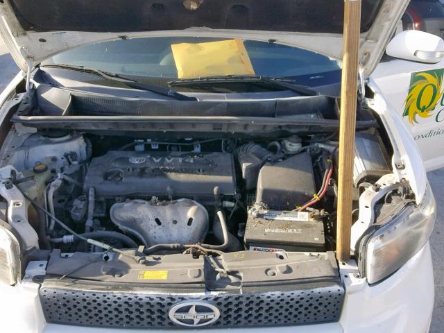 JTLKE50E791090715 - 2009 TOYOTA SCION XB თეთრი ფოტო 7