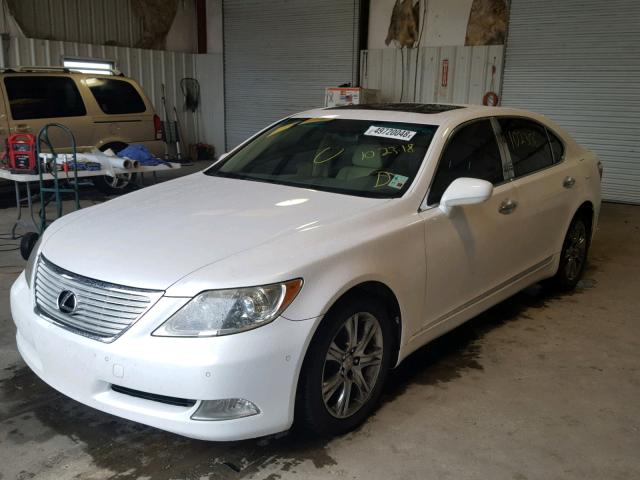 JTHGL46F575018028 - 2007 LEXUS LS 460L WHITE photo 2