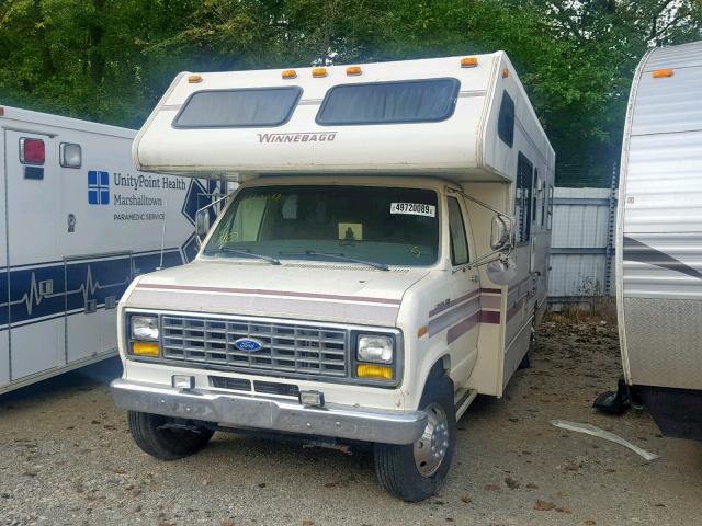 1FDKE30G8LHB59035 - 1991 FORD WINNEBAGO WHITE photo 2