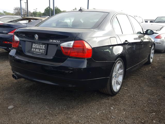 WBAVB33516KR81491 - 2006 BMW 330 I BLACK photo 4