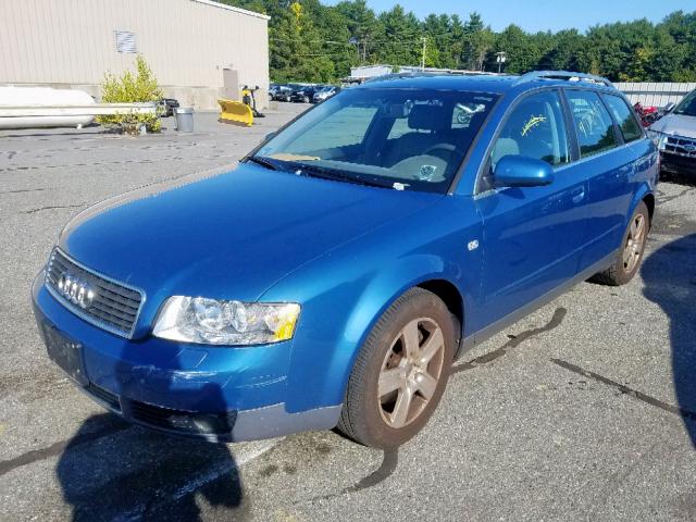 WAUVT68E12A174721 - 2002 AUDI A4 3.0 AVA BLUE photo 2