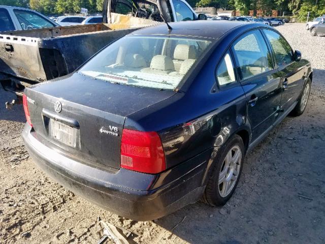WVWUH23B3YE334279 - 2000 VOLKSWAGEN PASSAT GLX 黑色 照片 4