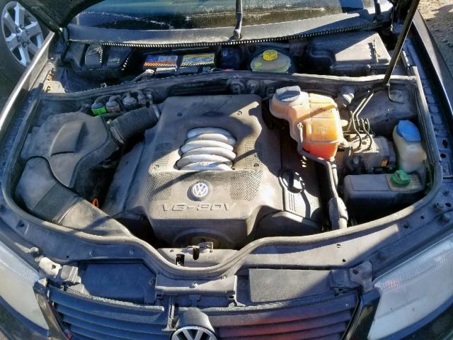 WVWUH23B3YE334279 - 2000 VOLKSWAGEN PASSAT GLX 黑色 照片 7
