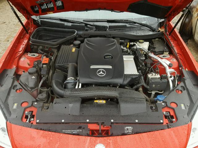 WDDPK3JAXGF117485 - 2016 MERCEDES-BENZ SLK 300 RED photo 7