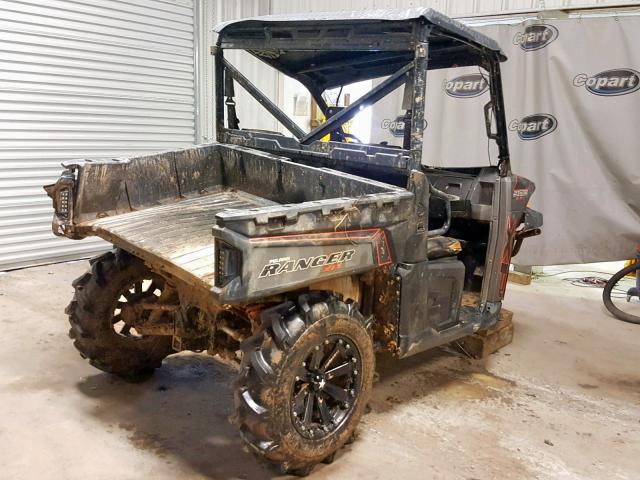 4XAUH9EA4EG346557 - 2014 POLARIS RANGER 900 GRAY photo 4