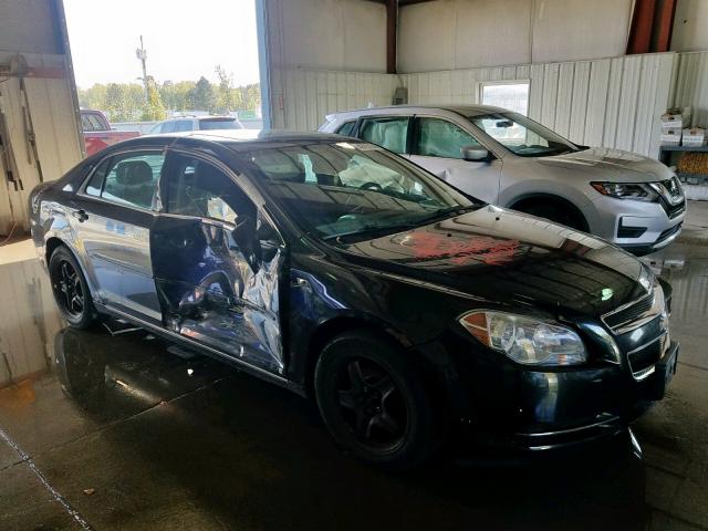 1G1ZH57B184297278 - 2008 CHEVROLET MALIBU 1LT BLACK photo 1