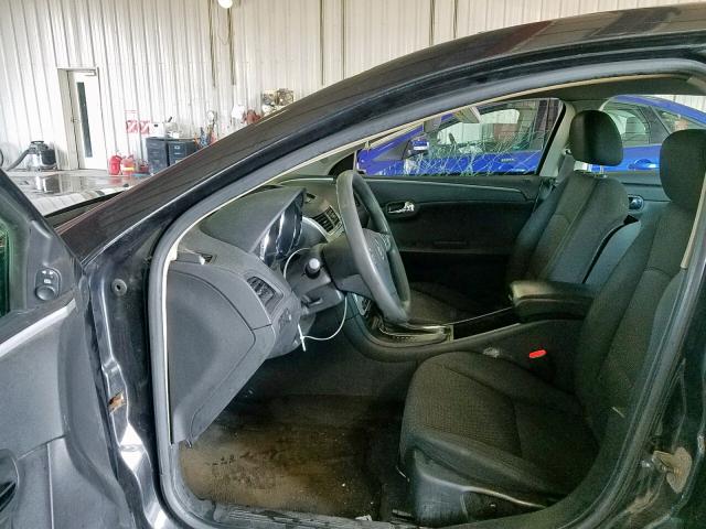 1G1ZH57B184297278 - 2008 CHEVROLET MALIBU 1LT BLACK photo 5