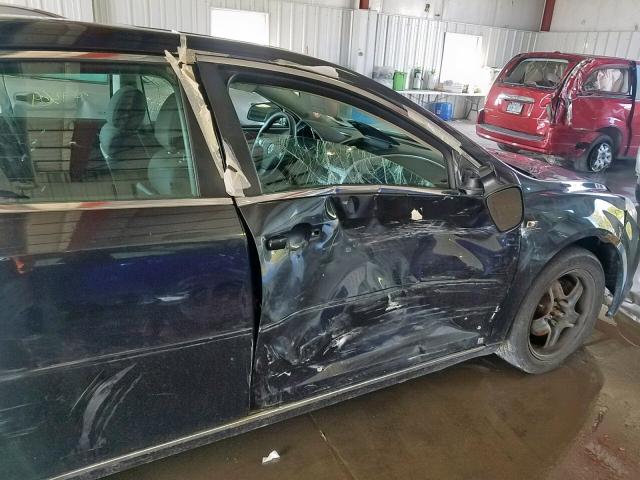 1G1ZH57B184297278 - 2008 CHEVROLET MALIBU 1LT BLACK photo 9