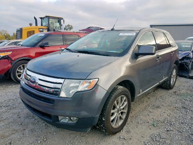 2FMDK38C49BA33280 - 2009 FORD EDGE SEL GRAY photo 2