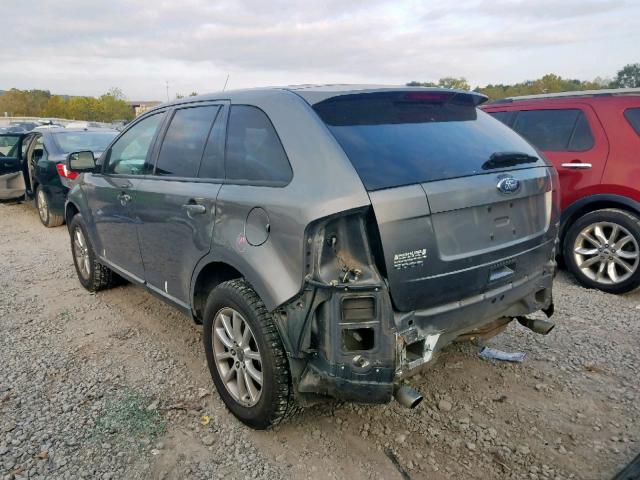 2FMDK38C49BA33280 - 2009 FORD EDGE SEL GRAY photo 3