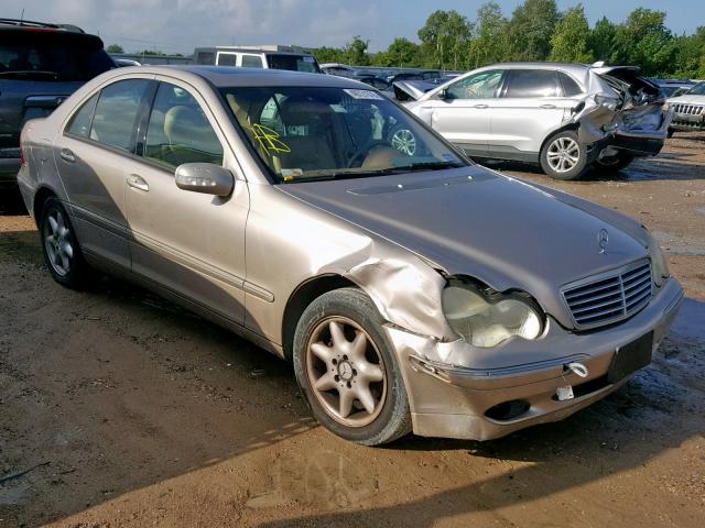 WDBRF61J44A579086 - 2004 MERCEDES-BENZ C 240 TAN photo 1