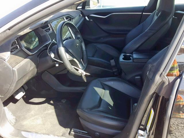 5YJSA1E13FF105722 - 2015 TESLA MODEL S BLACK photo 5