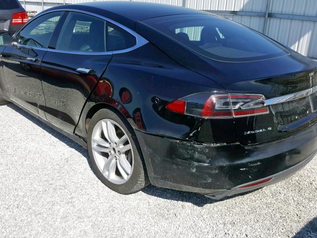 5YJSA1E13FF105722 - 2015 TESLA MODEL S BLACK photo 9