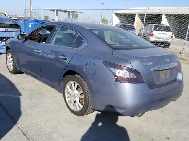 1N4AA5AP5CC808959 - 2012 NISSAN MAXIMA S BLUE photo 3