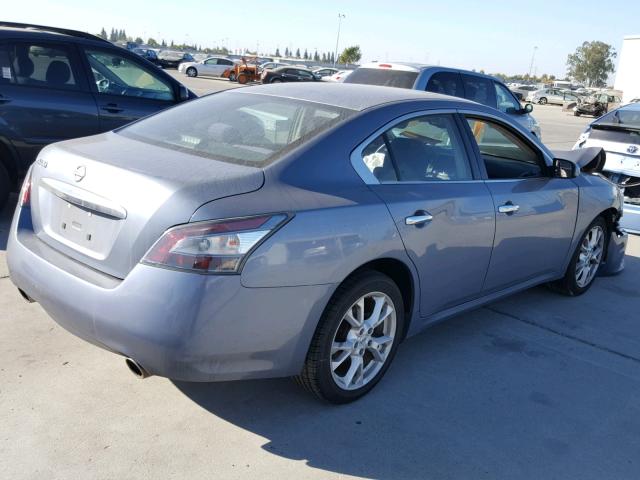 1N4AA5AP5CC808959 - 2012 NISSAN MAXIMA S BLUE photo 4