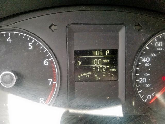 3VW2K7AJ1EM326670 - 2014 VOLKSWAGEN JETTA BASE WHITE photo 8