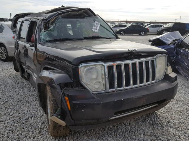 1J8GN58K38W123957 - 2008 JEEP LIBERTY LI BLACK photo 1