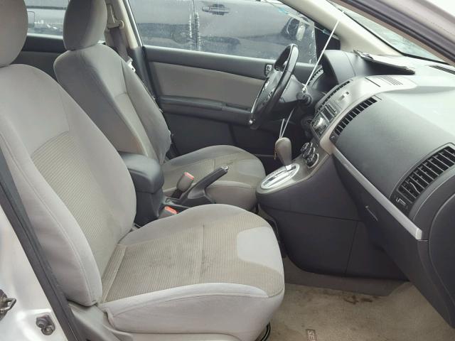 3N1AB6APXAL653701 - 2010 NISSAN SENTRA 2.0 SILVER photo 5