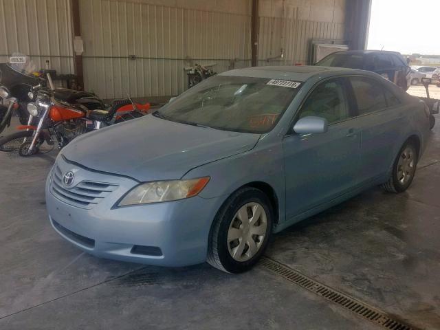 4T4BE46K89R095411 - 2009 TOYOTA CAMRY BASE BLUE photo 2