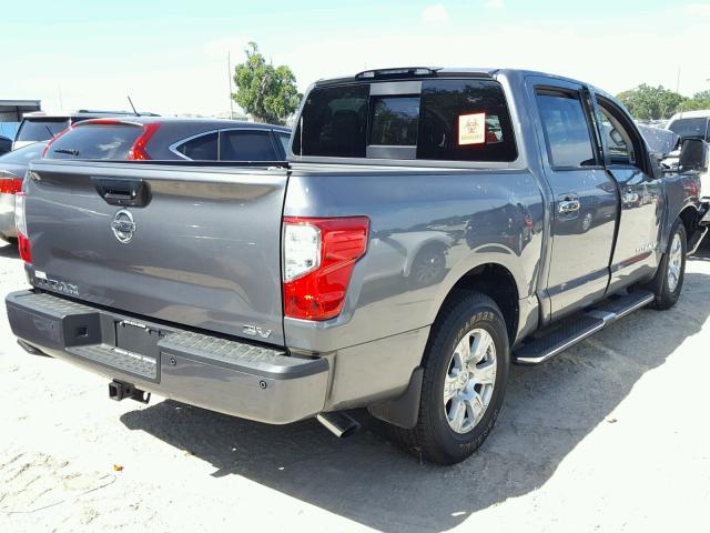 1N6AA1E60JN526294 - 2018 NISSAN TITAN SV GRAY photo 4