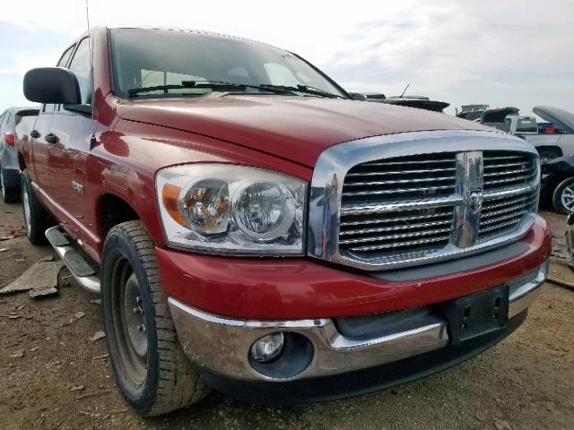 1D7HA18N08J172059 - 2008 DODGE RAM 1500 S RED photo 1