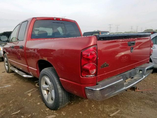 1D7HA18N08J172059 - 2008 DODGE RAM 1500 S RED photo 3