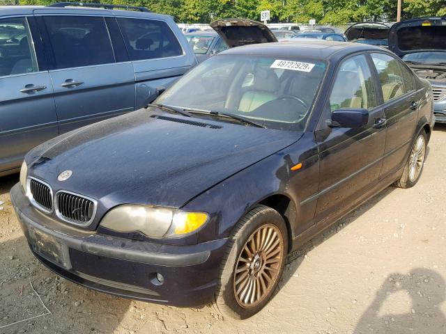 WBAEU33462PF56737 - 2002 BMW 325 XI BLUE photo 2