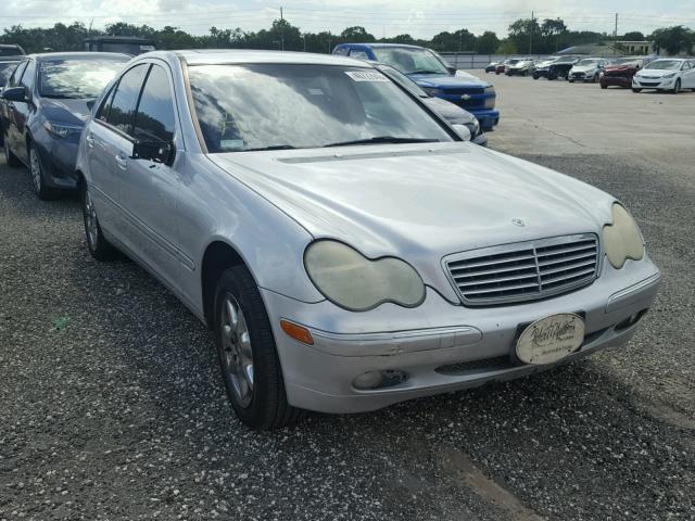 WDBRF61JX2F270805 - 2002 MERCEDES-BENZ C 240 SILVER photo 1