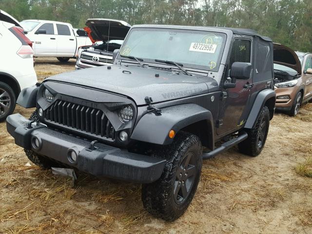 1C4AJWAG5HL618330 - 2017 JEEP WRANGLER S GRAY photo 2