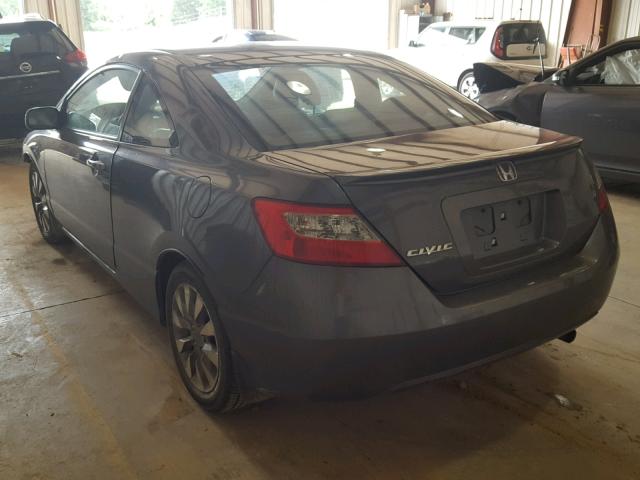 2HGFG1B94BH509872 - 2011 HONDA CIVIC EXL 灰色 照片 3