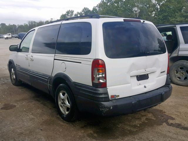 1GMDX03E21D222100 - 2001 PONTIAC MONTANA WHITE photo 3