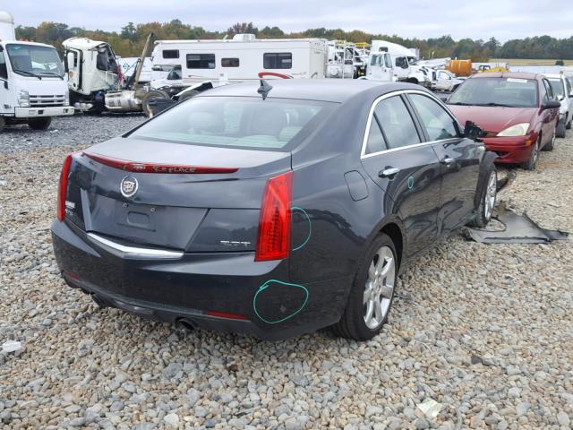 1G6AB5RX2E0107637 - 2014 CADILLAC ATS LUXURY GRAY photo 4