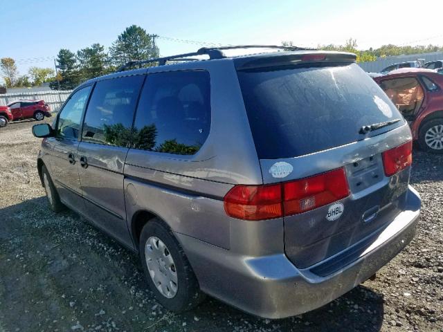 2HKRL1852YH535463 - 2000 HONDA ODYSSEY LX SILVER photo 3