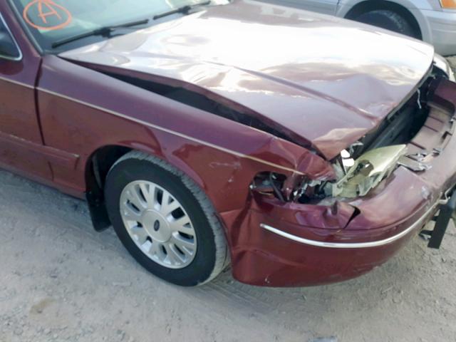 2FAHP74W24X152719 - 2004 FORD CROWN VICT BURGUNDY photo 9