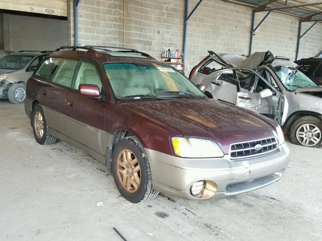 4S3BH686XY7604882 - 2000 SUBARU LEGACY OUT BURGUNDY photo 1