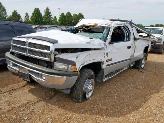 1B7KF23661J602948 - 2001 DODGE RAM 2500 WHITE photo 2