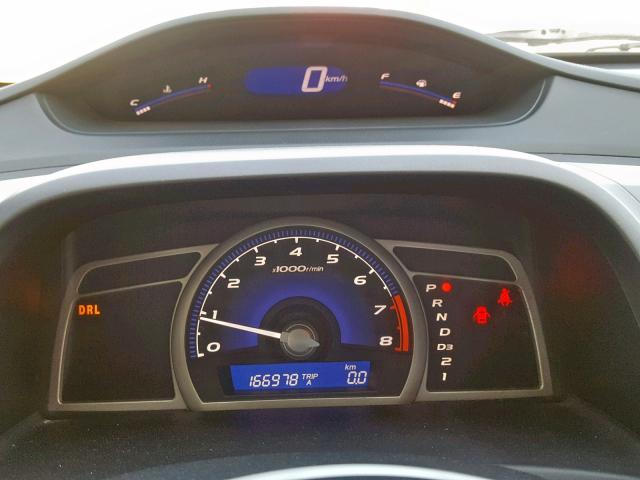 2HGFA16689H027028 - 2009 HONDA CIVIC LX-S Boz foto 8