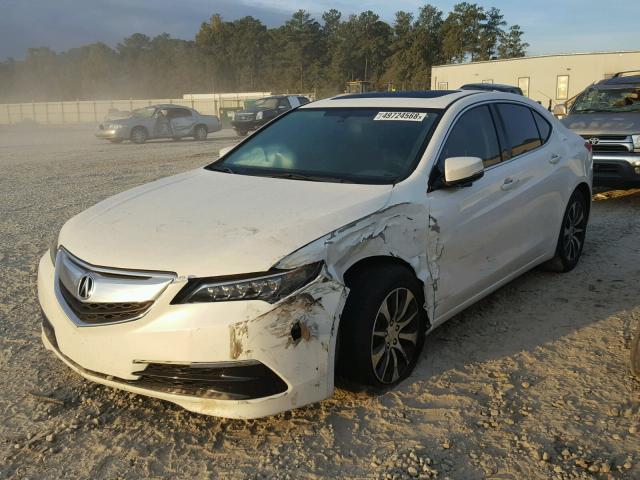 19UUB1F39FA007780 - 2015 ACURA TLX WHITE photo 2