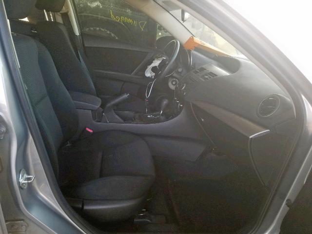 JM1BL1VFXC1509630 - 2012 MAZDA 3 I GRAY photo 5