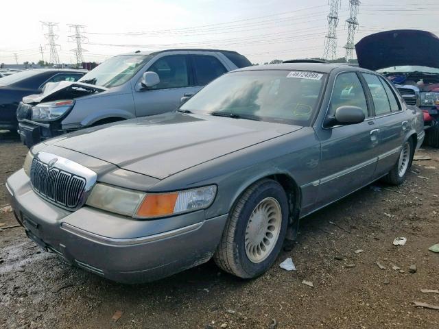 2MEFM75W4YX617532 - 2000 MERCURY GRAND MARQ GRAY photo 2