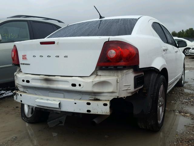 1B3BD1FB7BN593441 - 2011 DODGE AVENGER MA WHITE photo 4