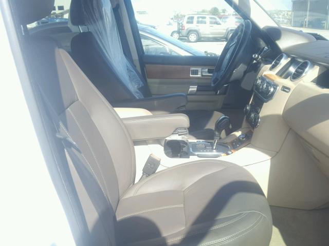 SALAK2D49DA679900 - 2013 LAND ROVER LR4 HSE LU WHITE photo 5