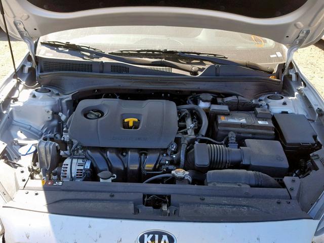 3KPF24AD3KE117210 - 2019 KIA FORTE FE SILVER photo 7