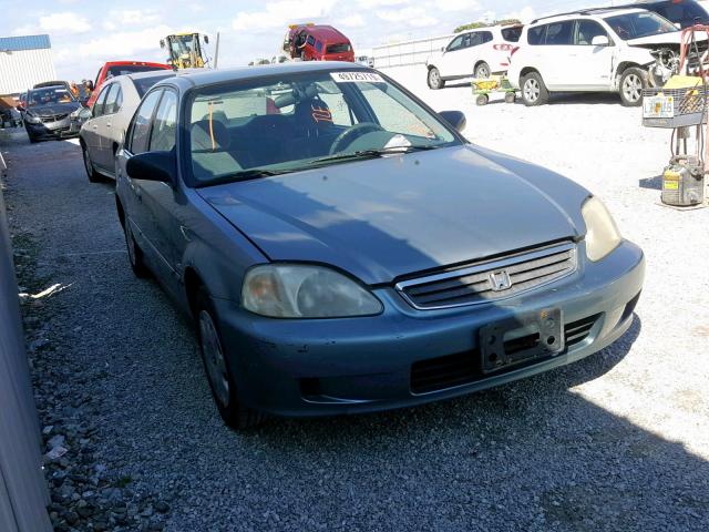 2HGEJ6611YH509156 - 2000 HONDA CIVIC BASE BLUE photo 1