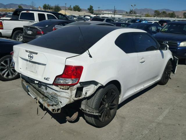 JTKJF5C76C3036408 - 2012 TOYOTA SCION TC WHITE photo 4
