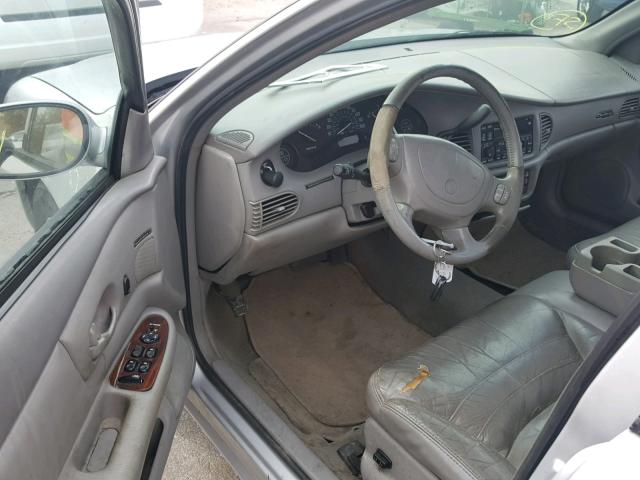 2G4WY55J811176801 - 2001 BUICK CENTURY LI SILVER photo 9