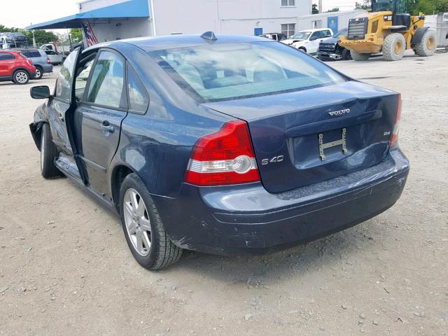 YV1MS382X62206758 - 2006 VOLVO S40 2.4I BLUE photo 3