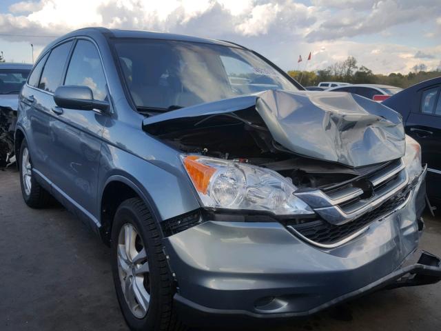 5J6RE4H77BL117670 - 2011 HONDA CR-V EXL GREEN photo 1