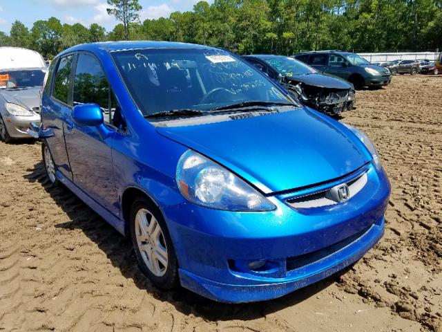 JHMGD38617S042705 - 2007 HONDA FIT S 蓝色 照片 1