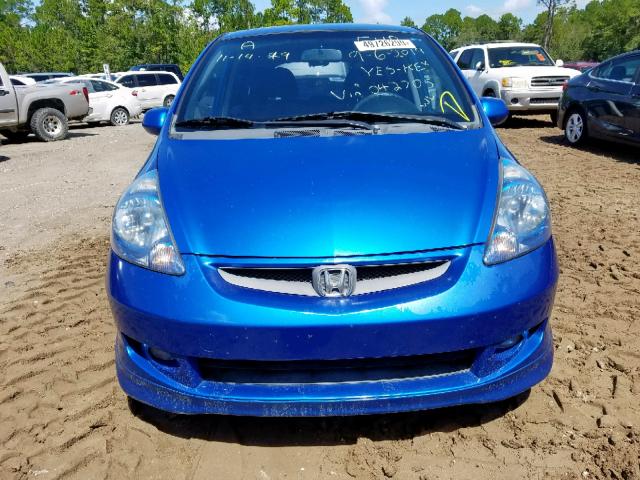 JHMGD38617S042705 - 2007 HONDA FIT S 蓝色 照片 9